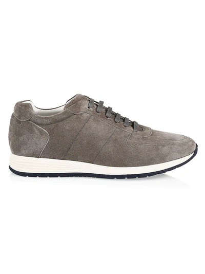 To Boot New York Florida Oxford Lace-up Trainers In Softy Piombo
