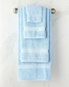 Matouk Lotus Bath Towel In Ice Blue