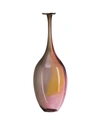 Kosta Boda Small Fidji Vase, Amber/grey/rose