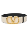 VALENTINO GARAVANI WOMEN'S VLOGO REVERSIBLE LEATHER BELT,400013768793