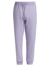 Helmut Lang 3d Logo Sweatpants In Lavender