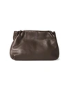 THE ROW LARGE BOURSE LEATHER CLUTCH,400014523414