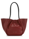 Proenza Schouler Ruched Leather Tote In Syrah