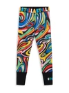 STELLA MCCARTNEY LITTLE GIRL'S & GIRL'S RAINBOW MARBLE LEGGINGS,400014422744