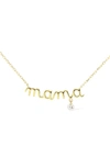 PERSÉE WOMEN'S 18K YELLOW GOLD & DIAMOND 'MAMA' PENDANT NECKLACE,400014393950