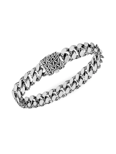 John Hardy Chain Collection Sterling Silver Engraved Bracelet