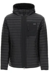 Burberry Black Down Packable Lenham Jacket In Black