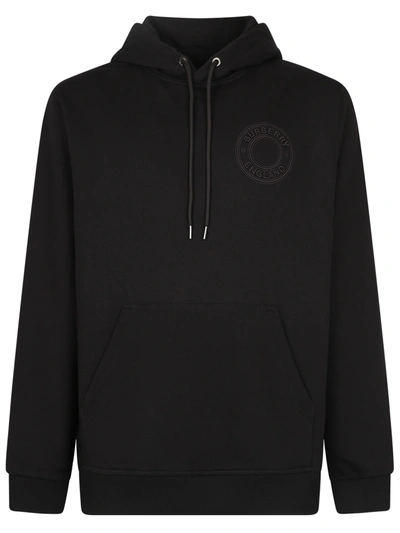 Burberry Branded Sweatshirt In Black