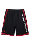 UNDER ARMOUR KIDS' UA STUNT 3.0 PERFORMANCE ATHLETIC SHORTS