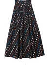 CAROLINA HERRERA POLKA-DOT MAXI SKIRT