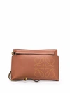 LOEWE LOGO-PRINT CLUTCH BAG,967C51AC-6BF3-A08B-9813-48C9241F517B