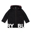 BURBERRY BURBERRY KIDS LOGO PRINTED REVERSIBLE HOODED JACKET