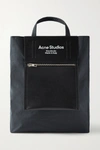 ACNE STUDIOS BAKER OUT MEDIUM CANVAS AND PRINTED LEATHER TOTE
