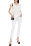 7 FOR ALL MANKIND CREPE DE CHINE TOP,3074457345626734044