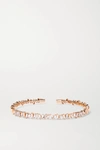 Suzanne Kalan 18-karat Rose Gold Diamond Cuff In Rose Gold