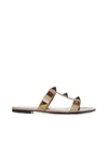 VALENTINO GARAVANI VALENTINO GARAVANI ROMAN STUD FLAT SANDALS