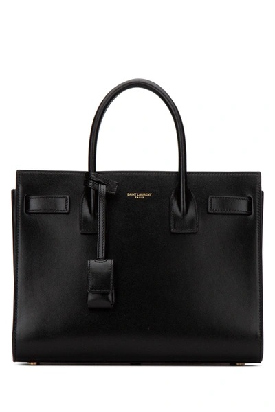 Saint Laurent Classic Sac De Jour Nano Tote Bag In Black