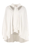 GIVENCHY GIVENCHY PUSSYBOW RUFFLED BLOUSE