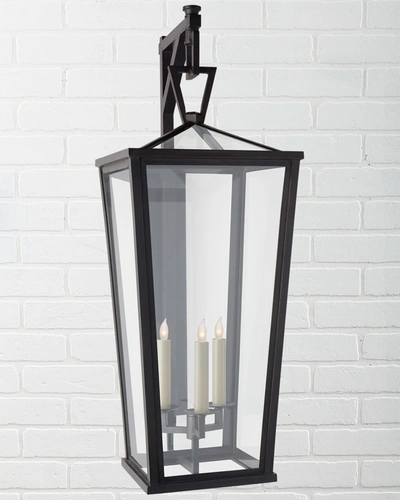 Chapman & Myers Darlana Grande Tall Bracketed Wall Lantern