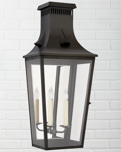 Chapman & Myers Belaire Large 3/4 Wall Lantern By