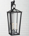 Chapman & Myers Darlana Large Tall Bracketed Wall Lantern