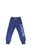 LANVIN ENFANT LANVIN ENFANT LOGO PRINTED DRAWSTRING TRACK PANTS