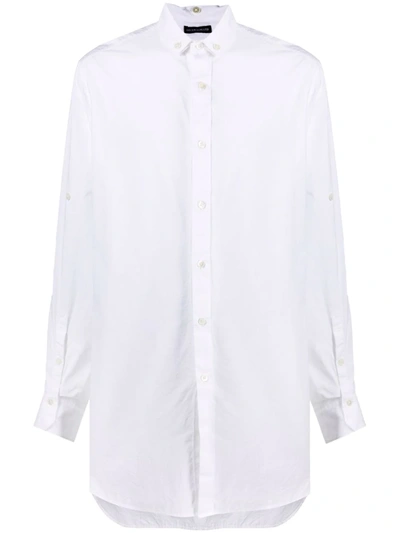 Ann Demeulemeester Dree Asymmetric Cotton-poplin Shirt In White