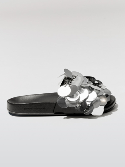 Rabanne Sparkle Sandal In Silver
