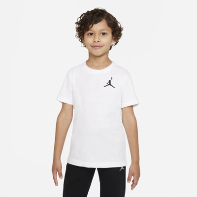 Jordan Kids' Little Boys Jumpman Air Embroidered Short-sleeve T-shirt In Gym Red