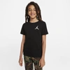 Jordan Jumpman Air Big Kids' Embroidered T-shirt In Black
