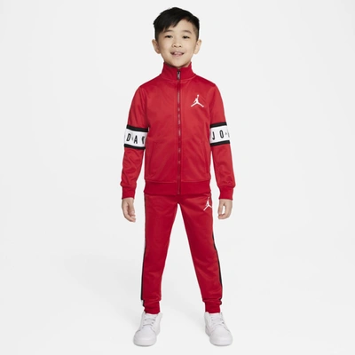 Jordan Little Kids' Tracksuit In Gym Red