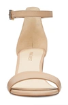 Nine West Pruce Ankle Strap Sandal In Light Natural Leather