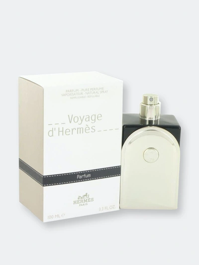 Pre-owned Hermes Voyage D' By  Pure Perfume Refillable (unisex) 3.3 oz