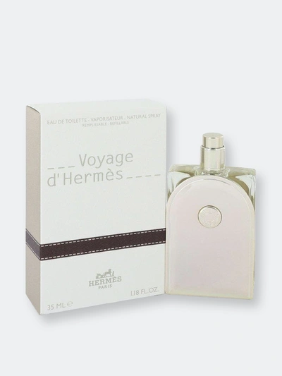 Pre-owned Hermes Voyage D' By  Eau De Toilette Spray Refillable 1.18 oz
