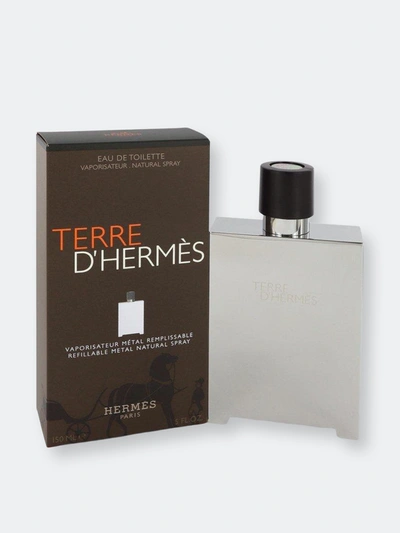 Pre-owned Hermes Terre D' By  Eau De Toilette Spray Refillable (metal) 5 oz