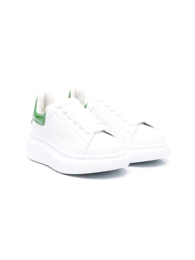 Alexander Mcqueen Kids' Chunky-sole Low-top Sneakers In White