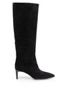 Paris Texas Pointed-toe Stiletto-heel Boots In Schwarz