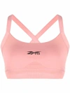 VICTORIA BECKHAM JACQUARD-LOGO SPORTS BRA