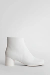 Mm6 Maison Margiela 45mm Square-toe Ankle Boots In White
