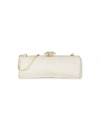 Whiting & Davis Crystal Flower Clutch In Silver