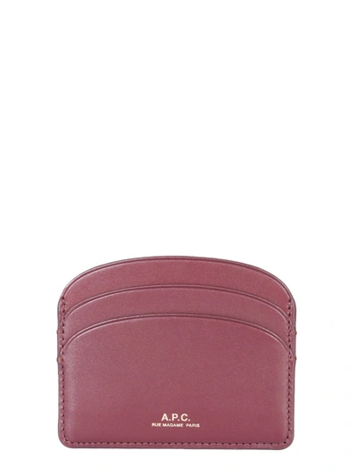 Apc . Womens Burgundy Other Materials Wallet