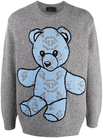 Philipp plein teddy bear sweater 2025