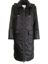 MONCLER DRAWSTRING-HOOD ZIP-FASTENING PARKA