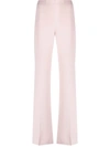 P.A.R.O.S.H HIGH-WAISTED FLARED TROUSERS