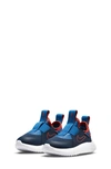 Nike Kids' Flex Plus Sneaker In Navy/ Orange/ Blue/ White