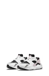 Nike Kids' Air Huarache Sneaker In White/ Pink / Grey/ Off Noir