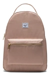 Herschel Supply Co Nova Mid Volume Backpack In Gilded Beige Sparkle