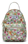 Herschel Supply Co Mini Nova Backpack In Meadow Watercolour Ditsy