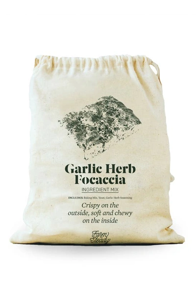 Brooklyn Brew Shop Garlic Herb Focaccia Making Kit In White