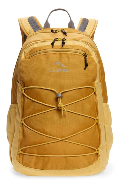 L.l.bean Comfort Carry Laptop 30l Backpack In Dark Curry/saddle